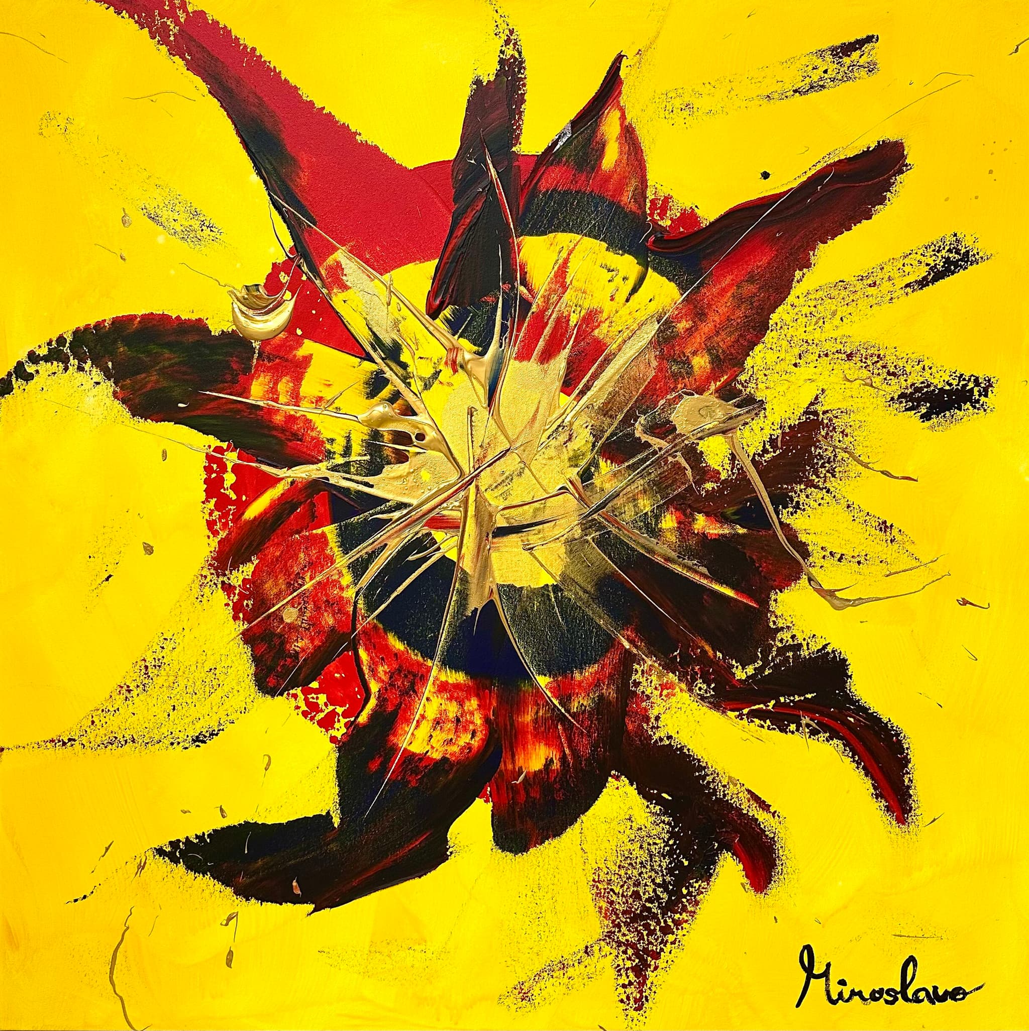 Decisive — abstract painting by Miroslavo