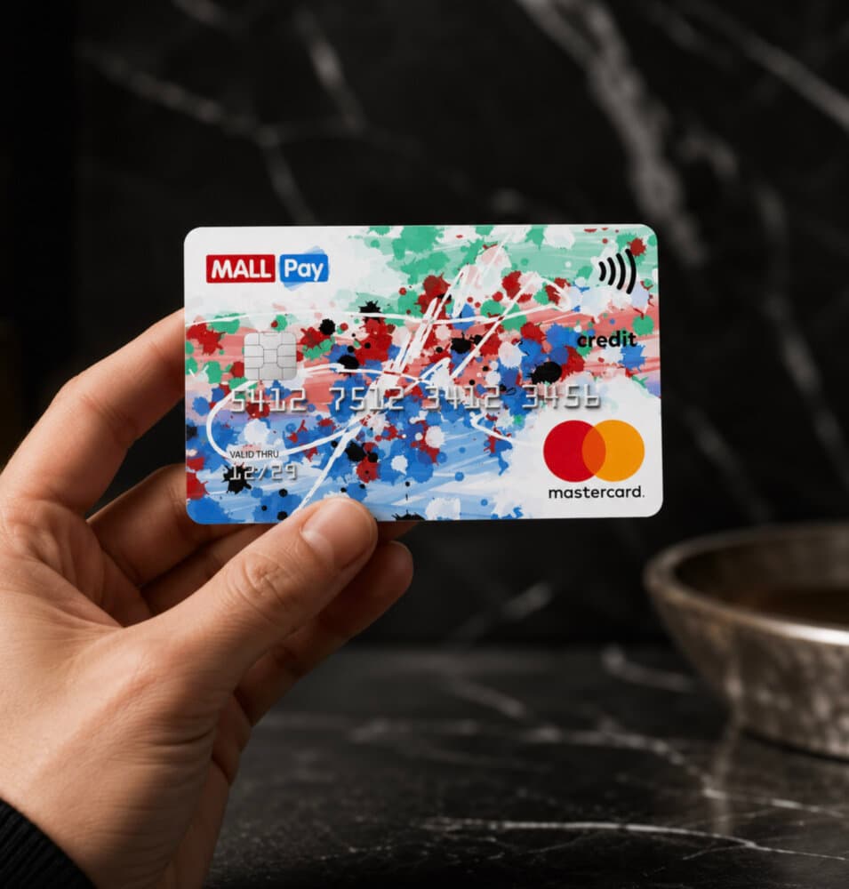 Mall Pay credit card branding design by Miroslavo