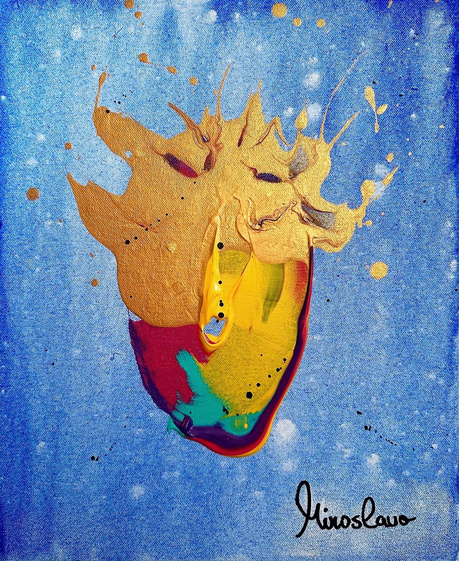 Resurrection — abstract painting by Miroslavo