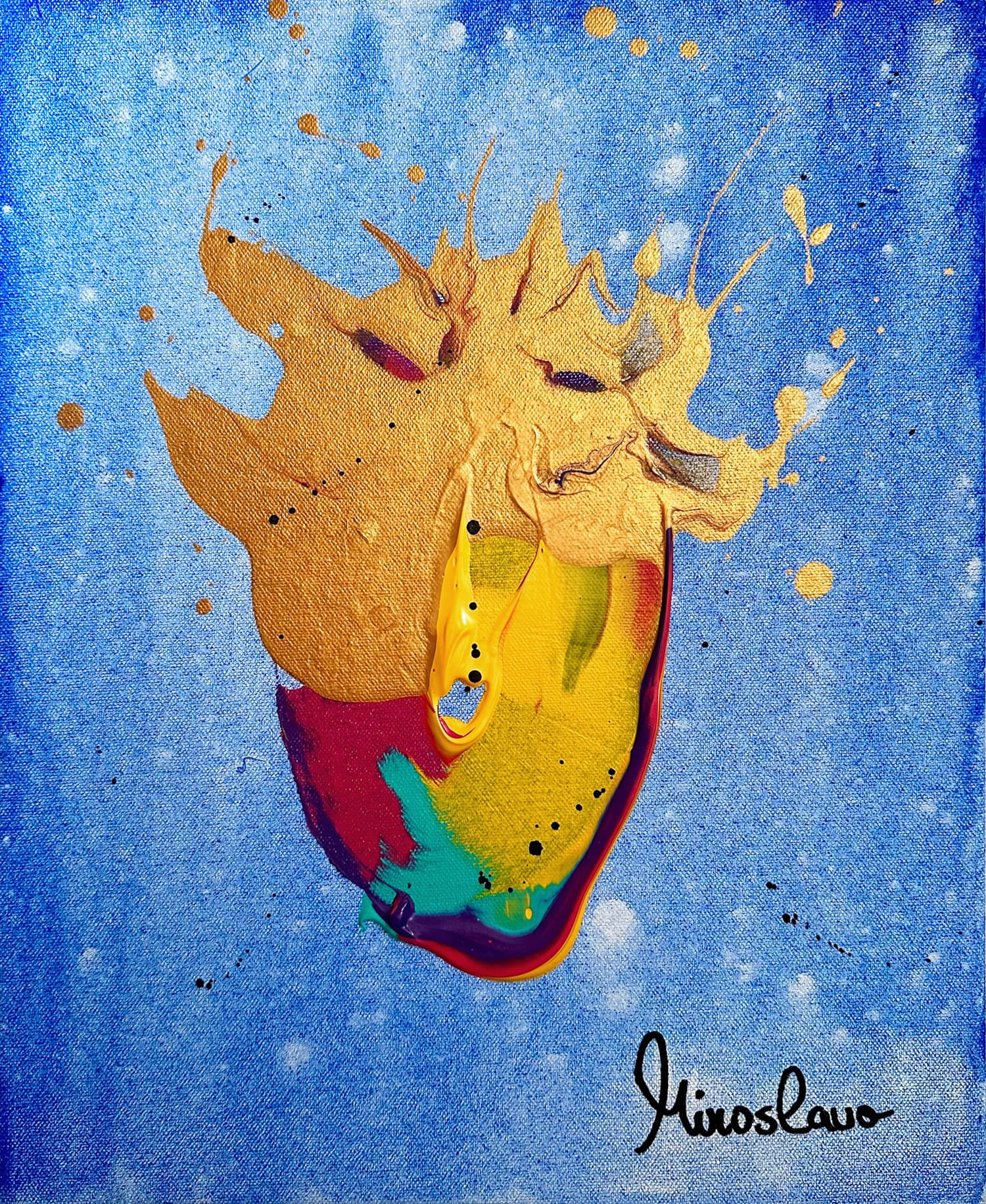 Resurrection — abstract painting by Miroslavo