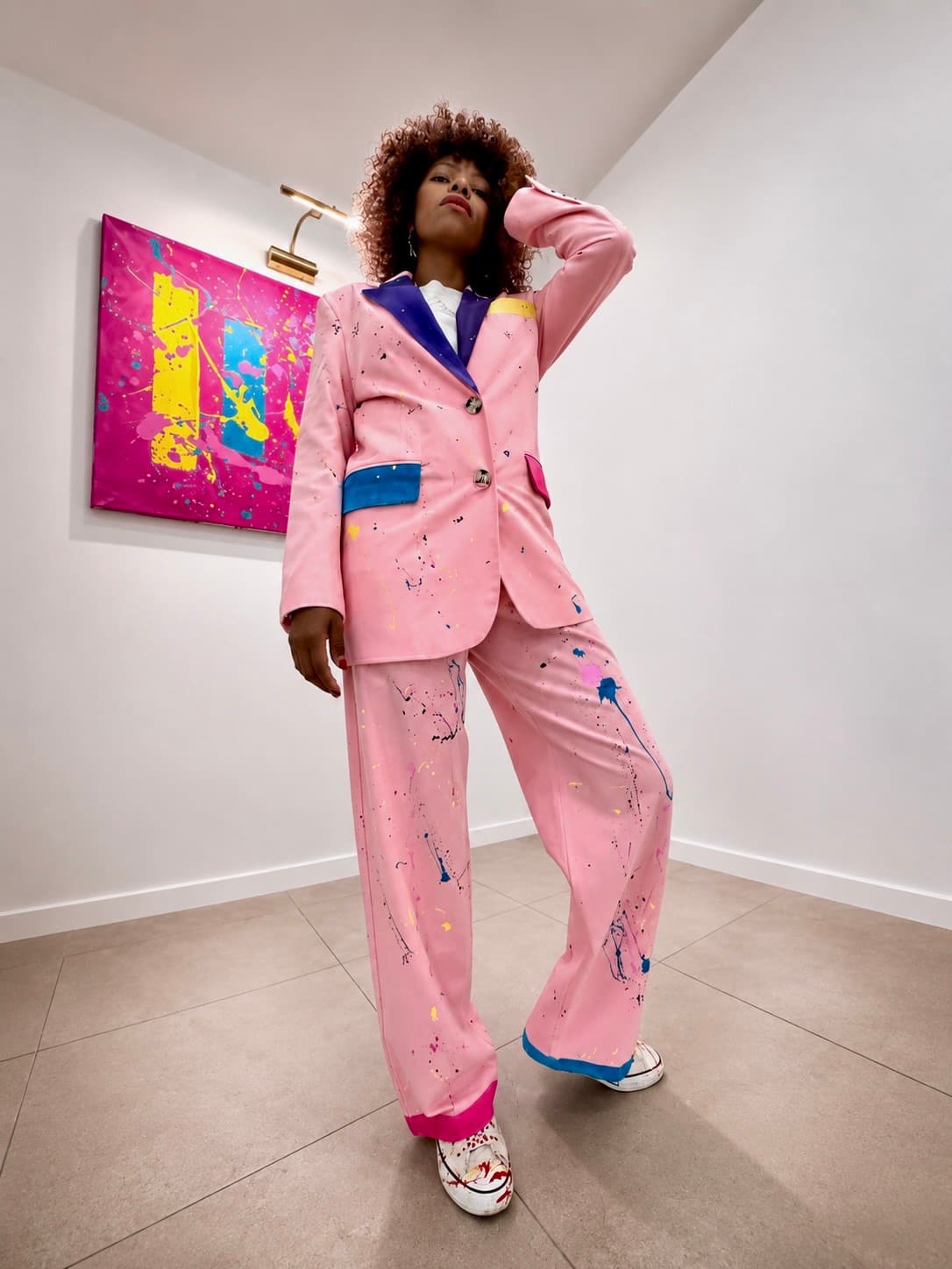 Hand-painted Art-Tux suit by Miroslavo
