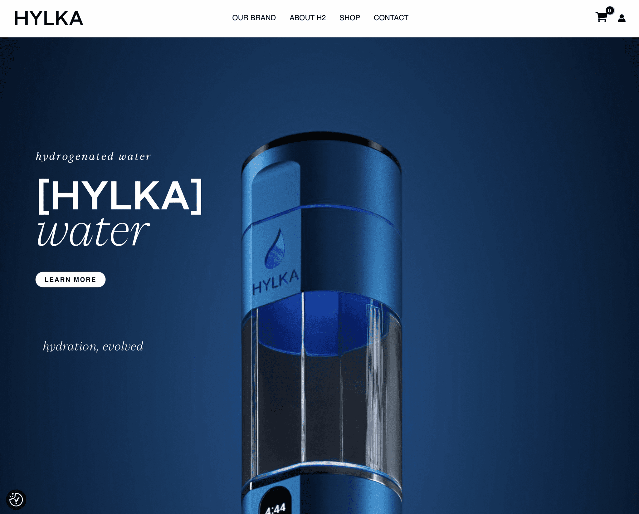 Hylka.com website design by Miroslavo