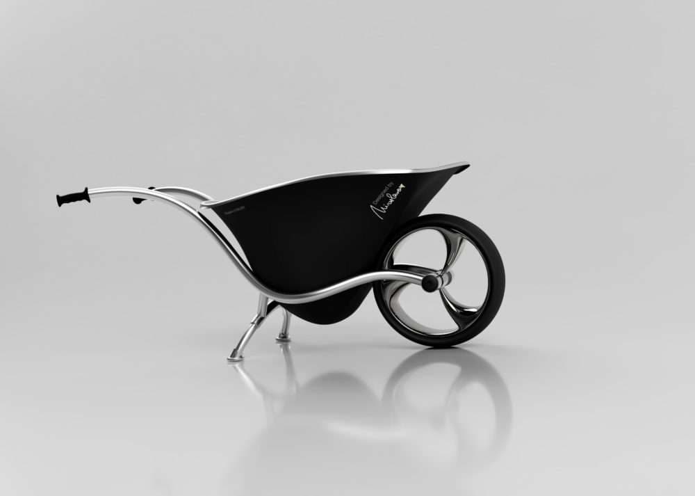 Wheelbarrow industrial design by Miroslavo