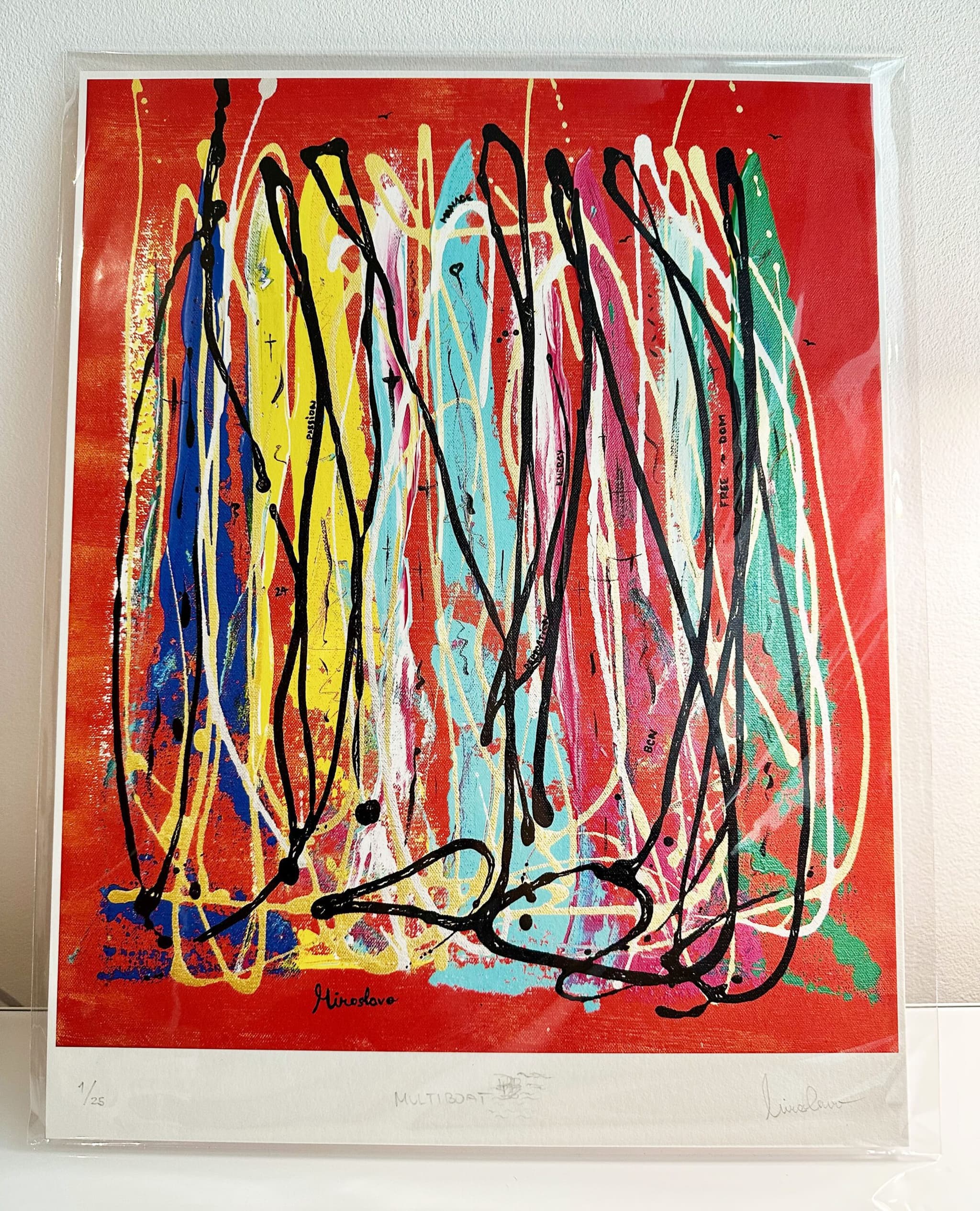 Multiboat — fine art tisk