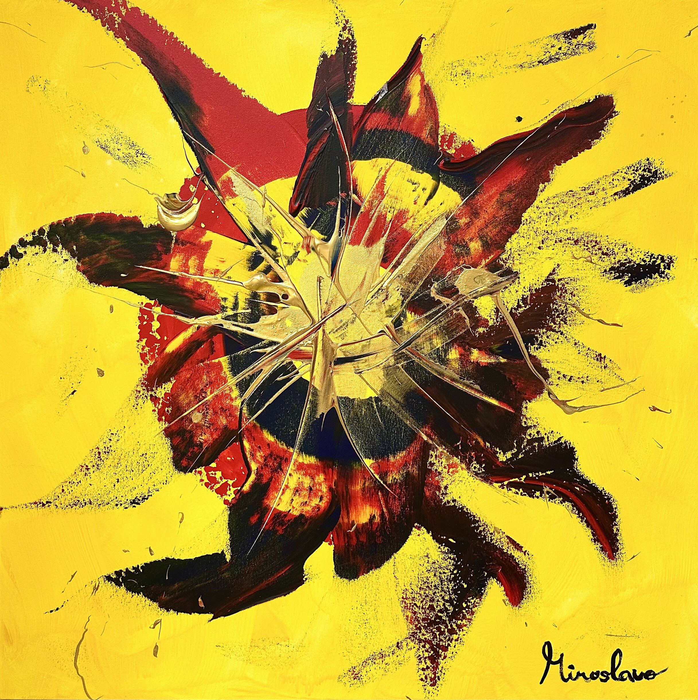 Decisive — abstract painting by Miroslavo
