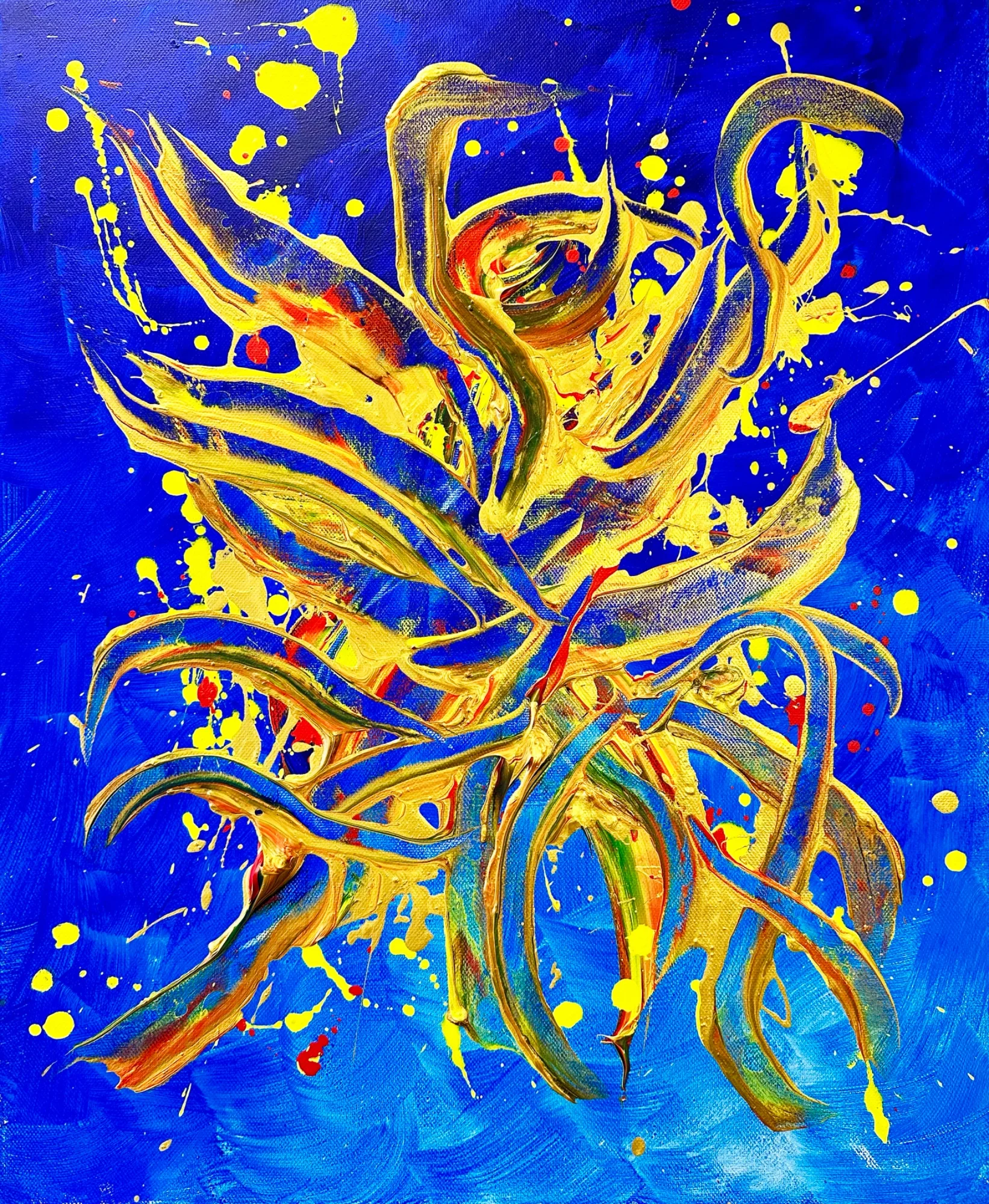 Metamorphosis — original abstract painting by Miroslavo