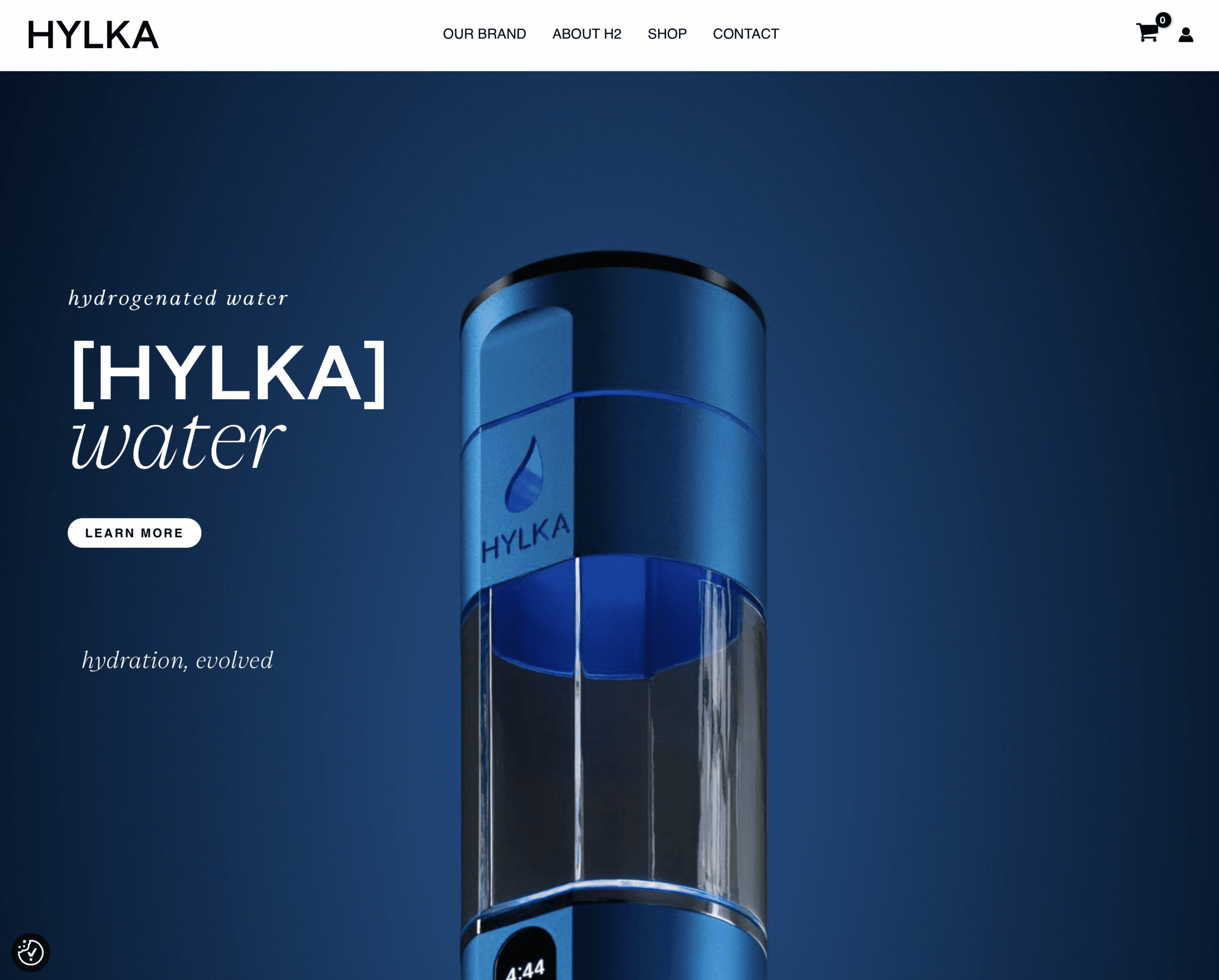 Hylka.com website design by Miroslavo