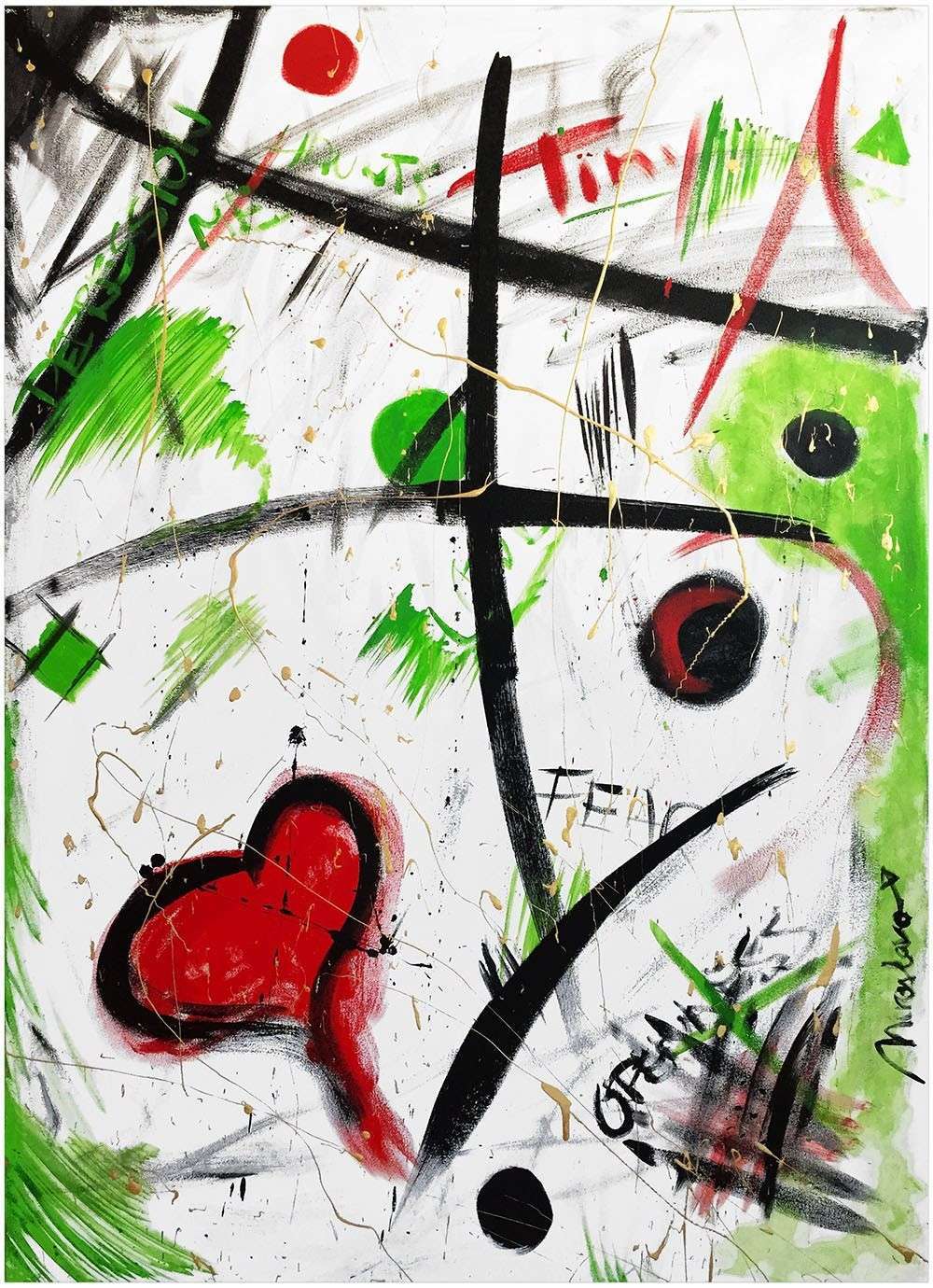 Painting: Fear of Openness by Miroslavo
