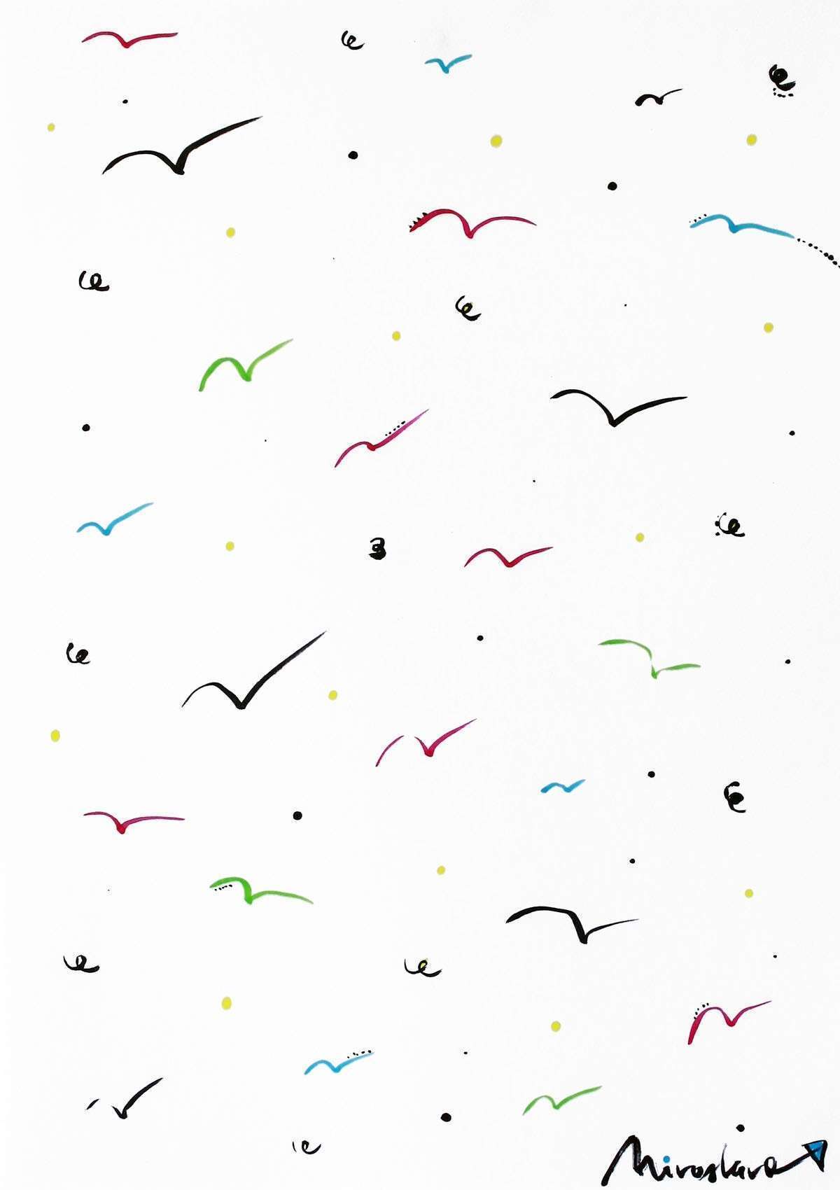 Miroslavo Drawing: Freedom 