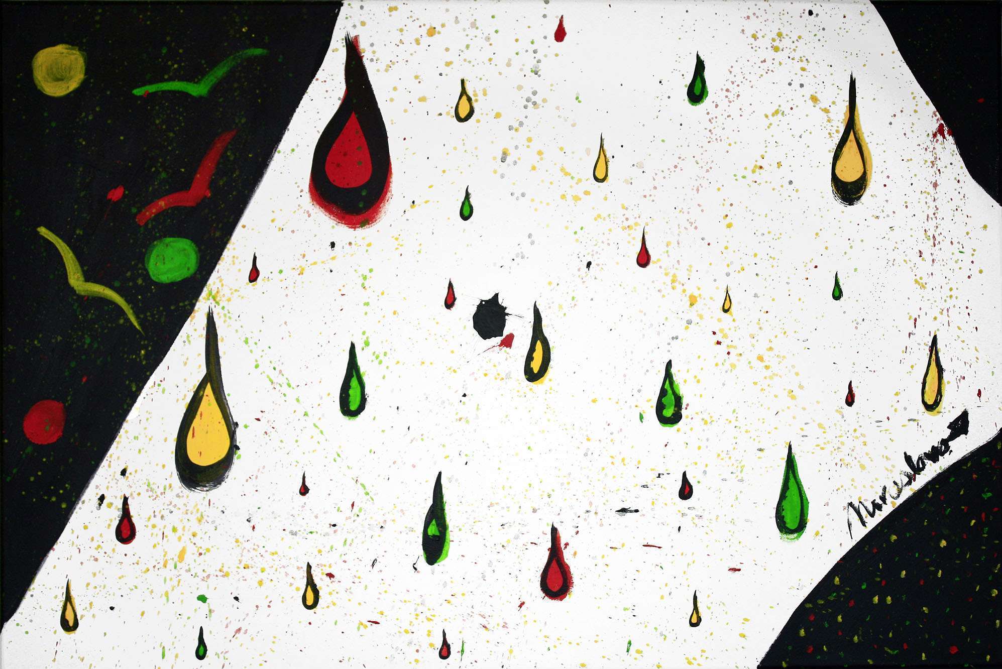 Painting by Miroslavo: Happy Tears