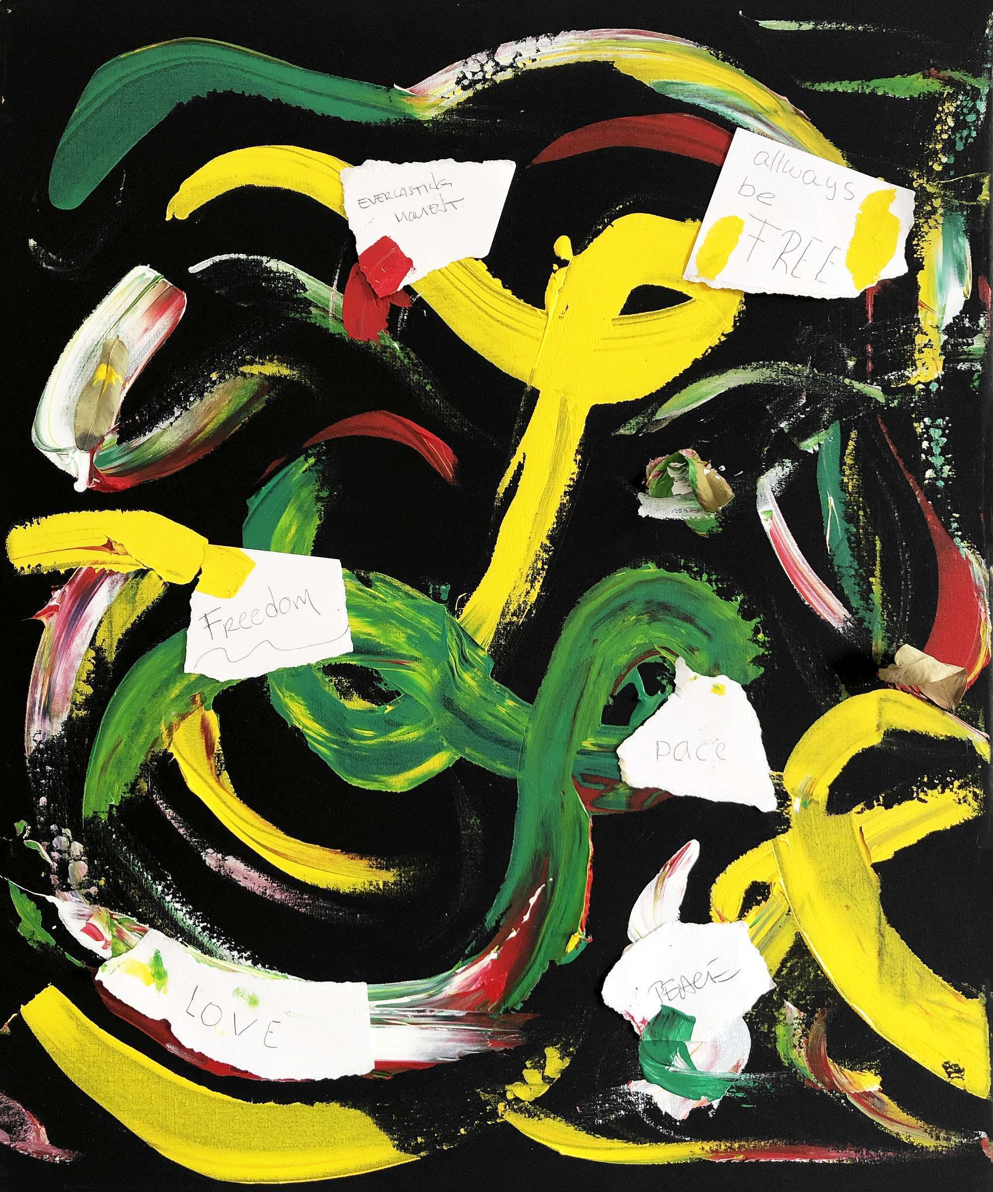 Miroslavo’s Paintings: Peace and freedom at Plaça Sant Felip Neri 
