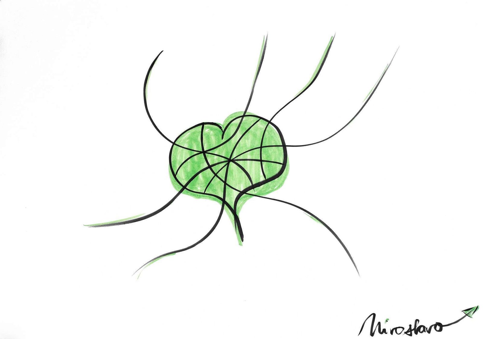 Drawing: Creative Flow by Miroslavo