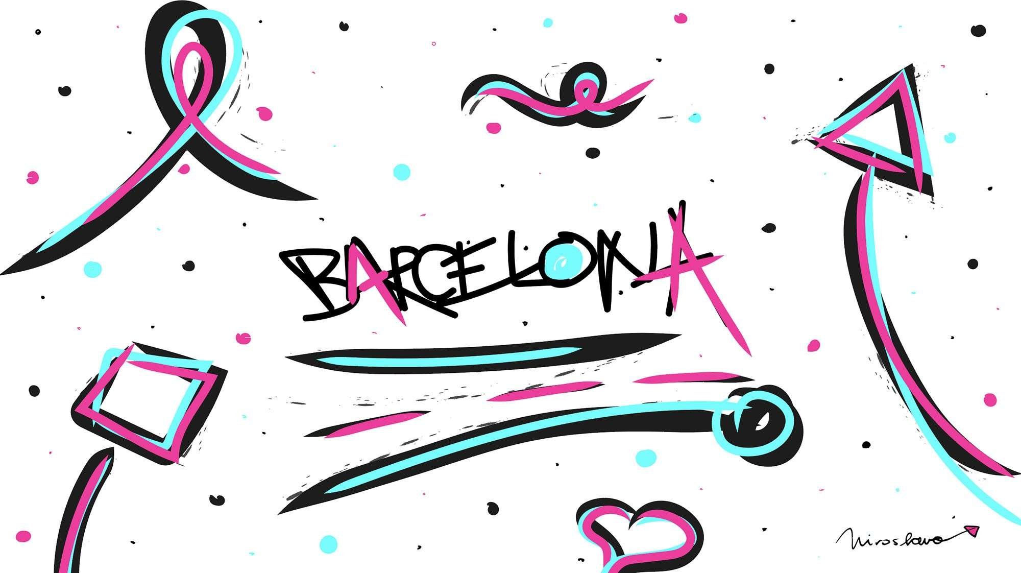 Miroslavo’s Digital Art: Barcelona Attacks