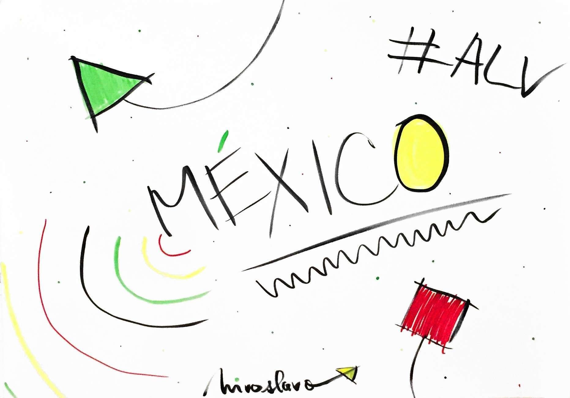 Pintura de Miroslavo: Terremoto en México