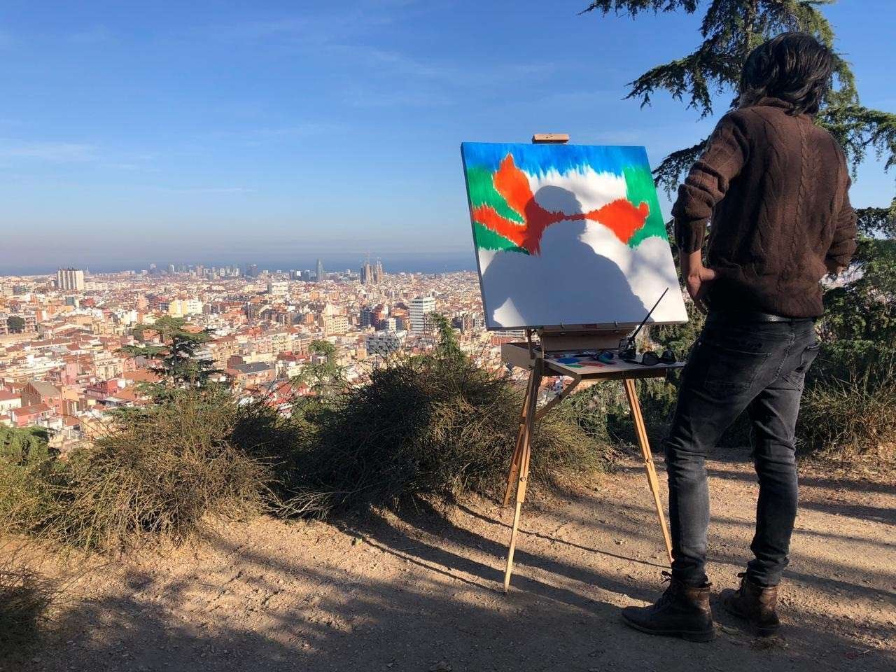 Vzal jsem plátno a vyrazil do ulic Barcelony