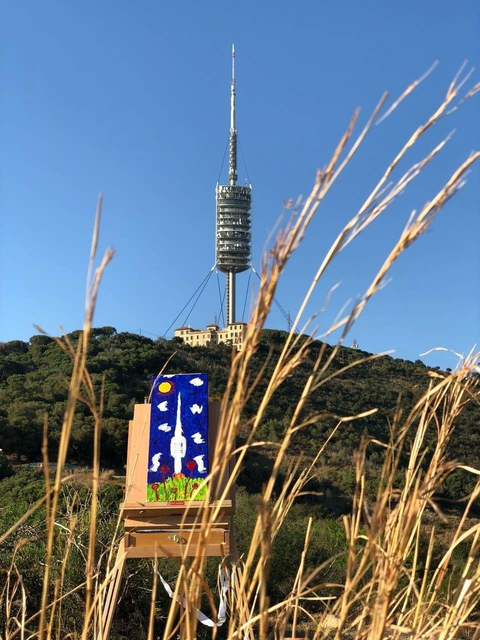 torre de collserola miroslavo painting