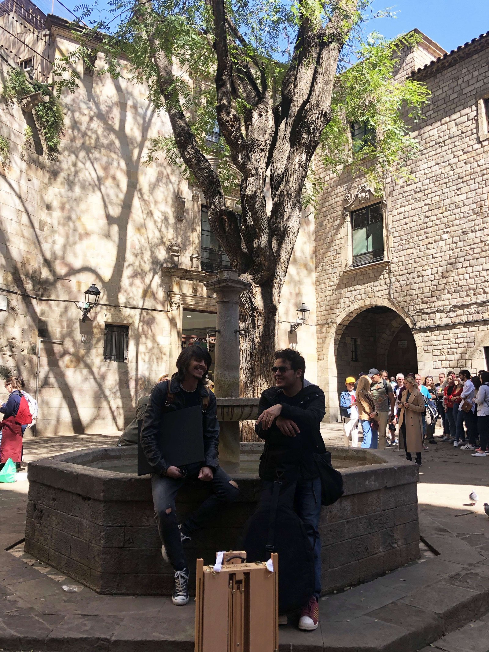 Bringing peace and freedom to Plaça Sant Felip Neri