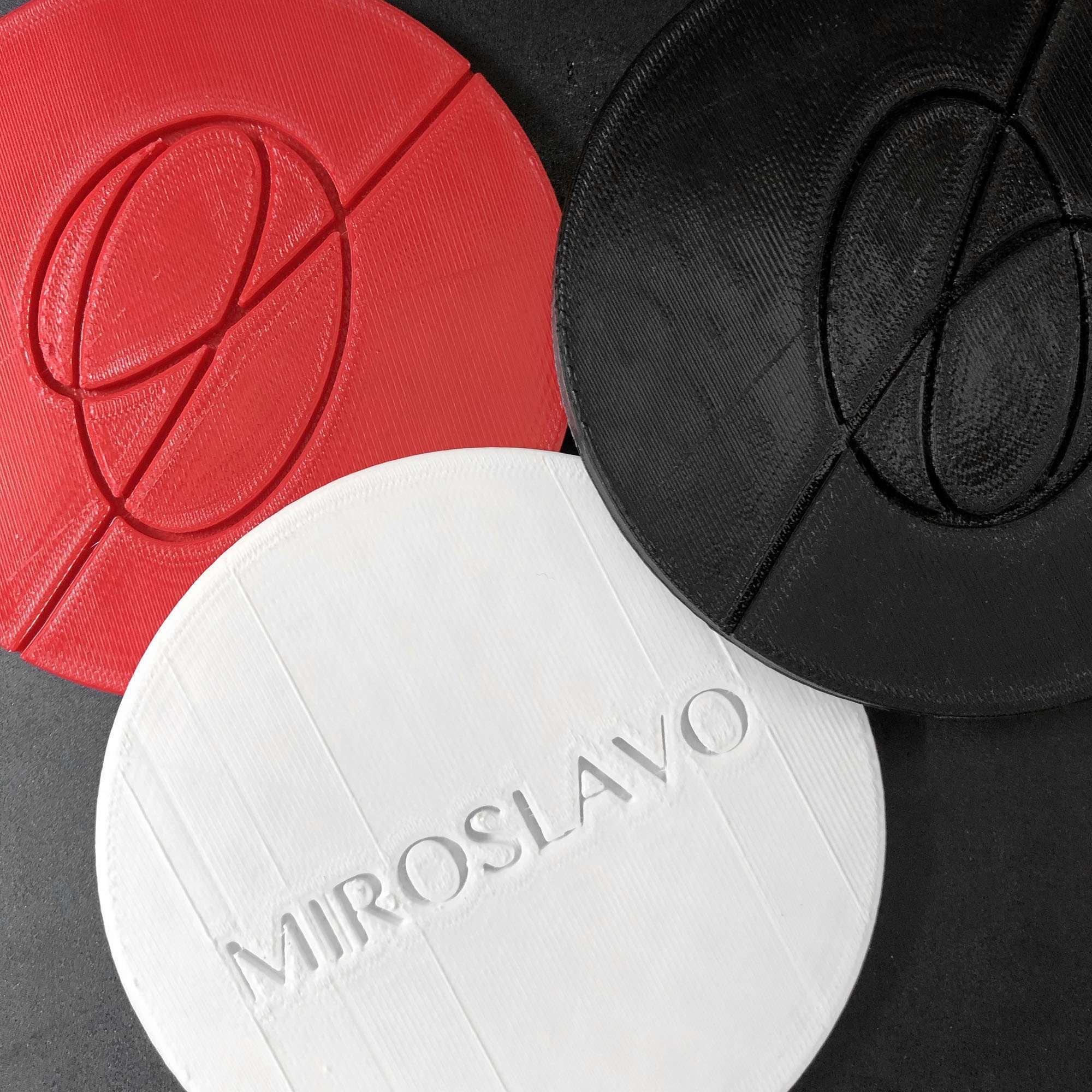 Miroslavo's R&D: Cup coaster with Miroslavo's Art