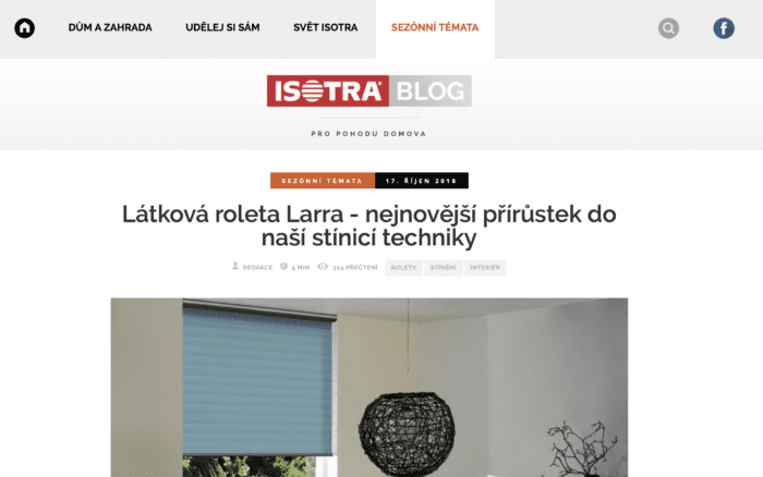Miroslavo v médiích: Tisková zpráva společnosti ISOTRA a.s.