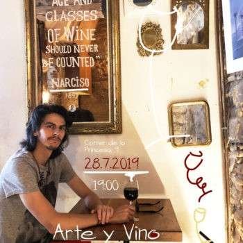 arte y vino miroslavo narciso exhibition