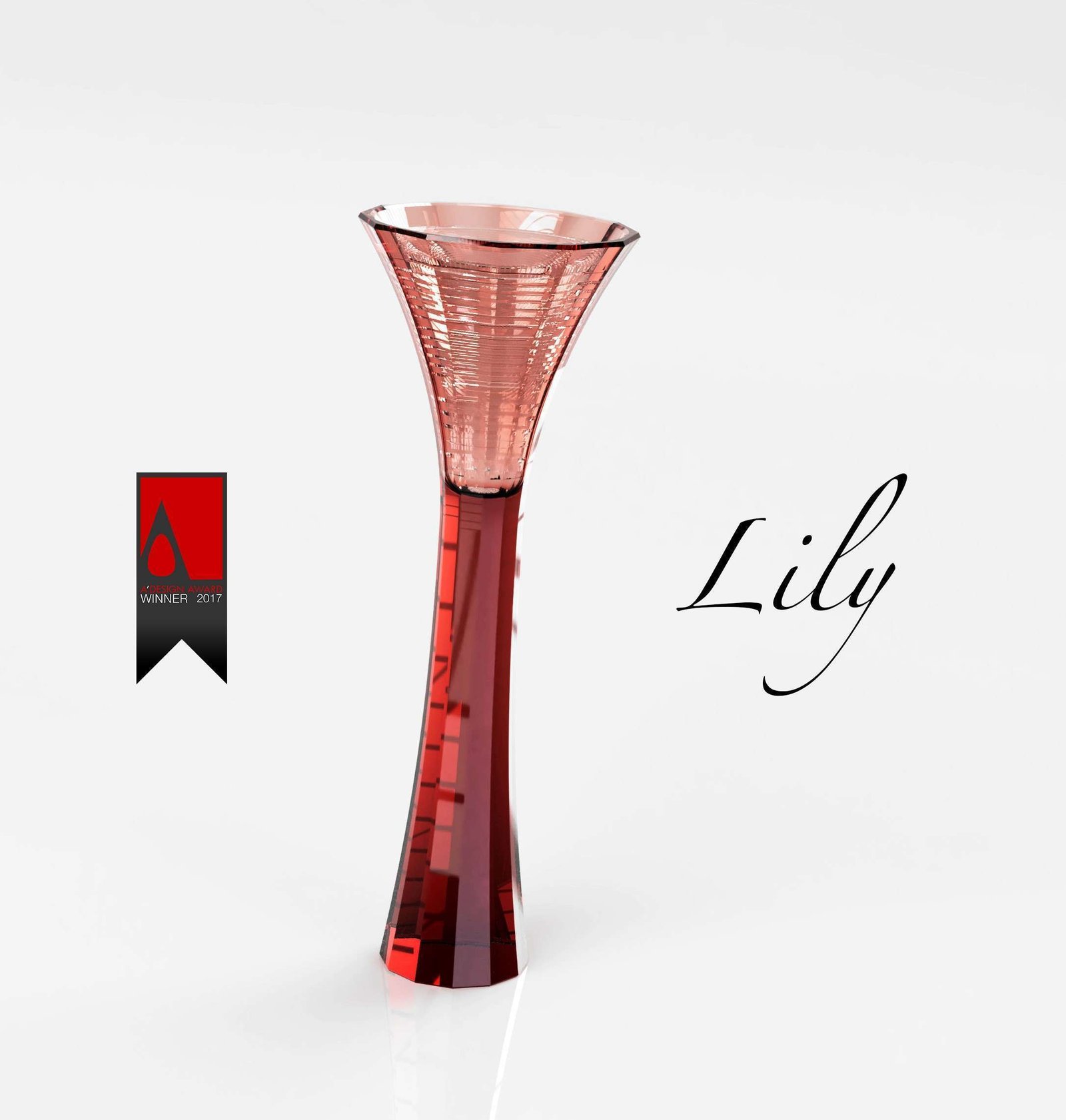 Diseño 5 lily shot glass miroslavo awarded