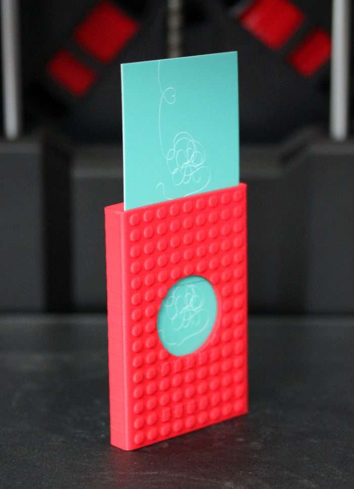 3D printed business card holder by Miroslavo