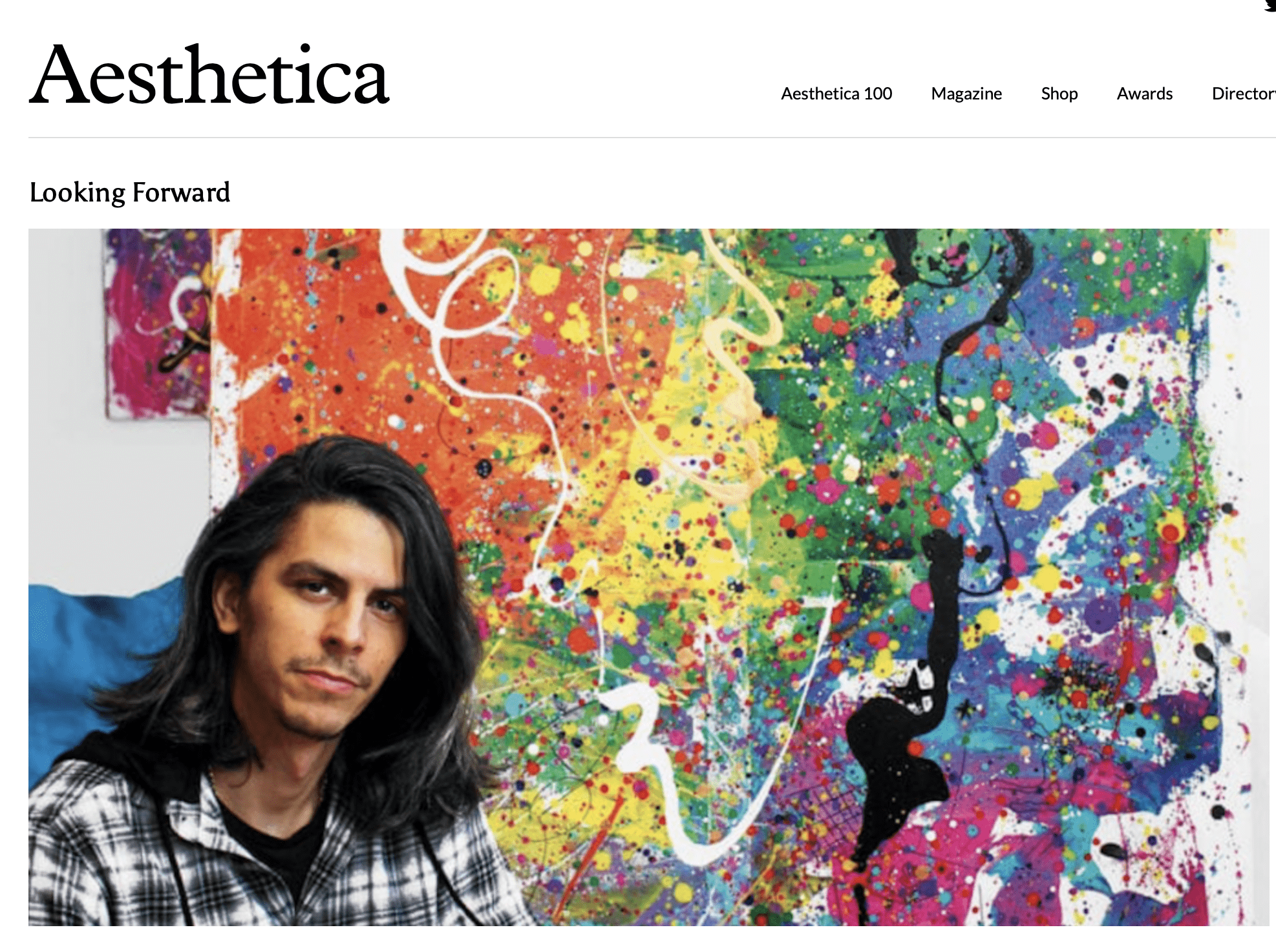 Interviewed by Aesthetica Magazine