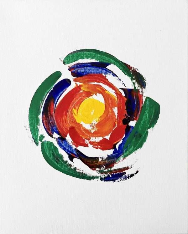 Abstract Sun painting by Miroslavo