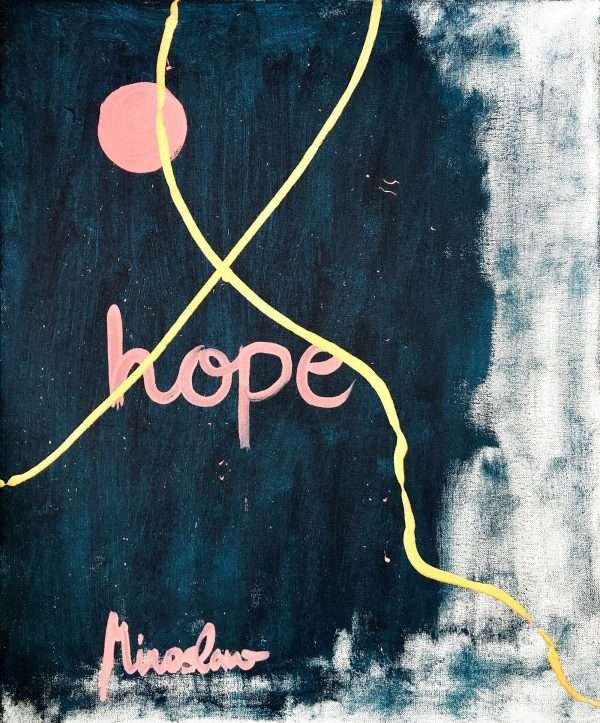 Meaningful Abstract Painting called Hope by artist Miroslavo