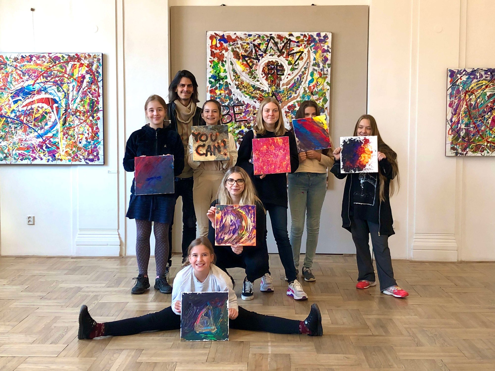 Workshop with kids at the Museum of Art and Design