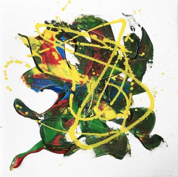 Warrior Abstract Meaningful Painting by Miroslavo