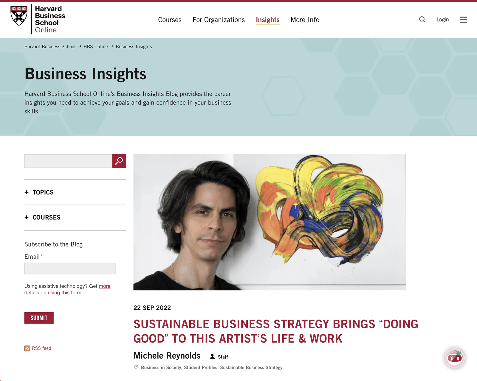 Interview for Harvard Business School