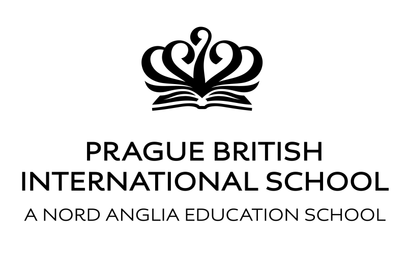 Prague British International School Logo Black Vertical Outlined 012 gallery big