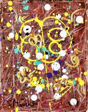 Freedom Flower Abstract Painting