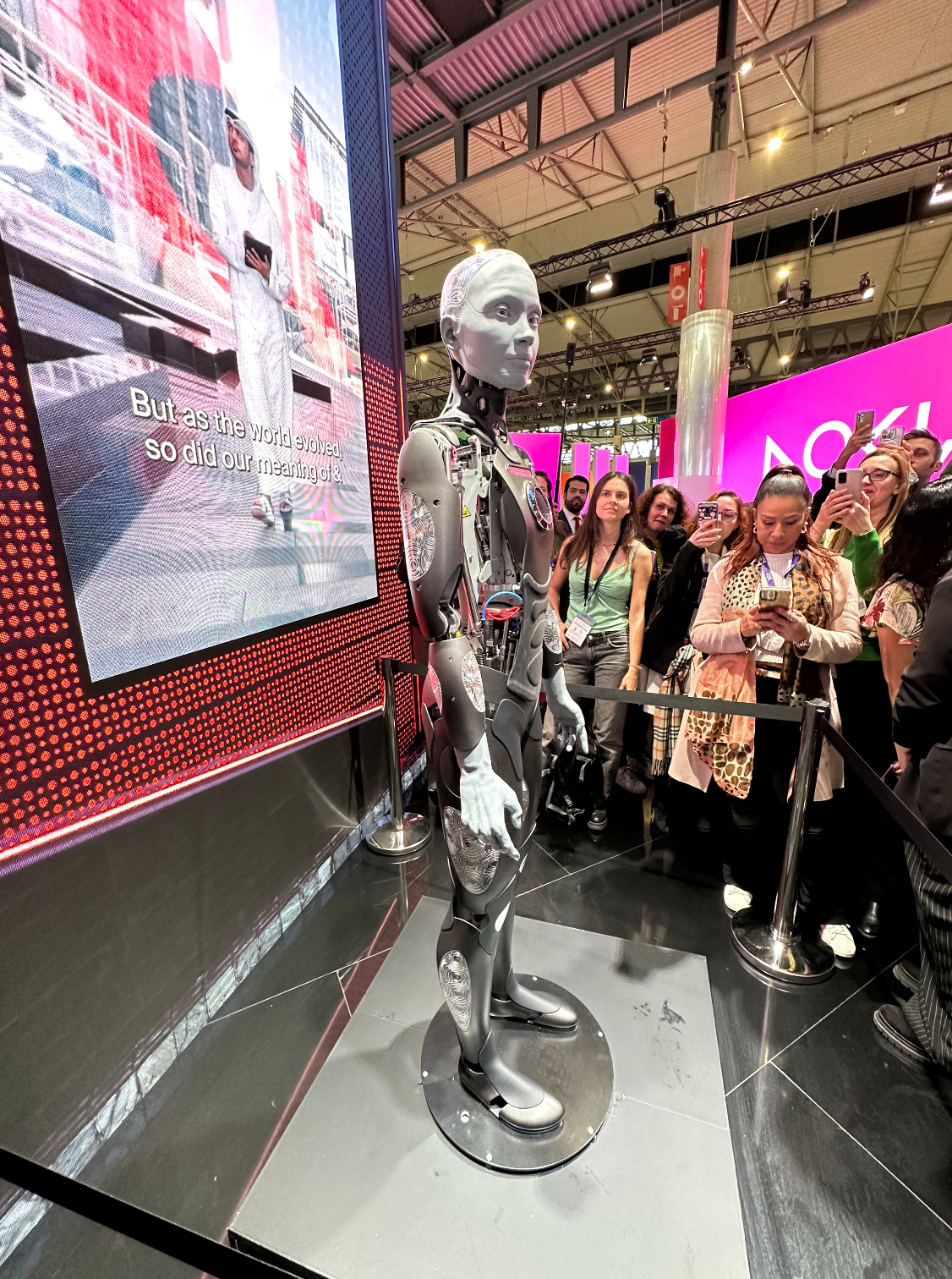 Ameca humanoid at MWC Barcelona