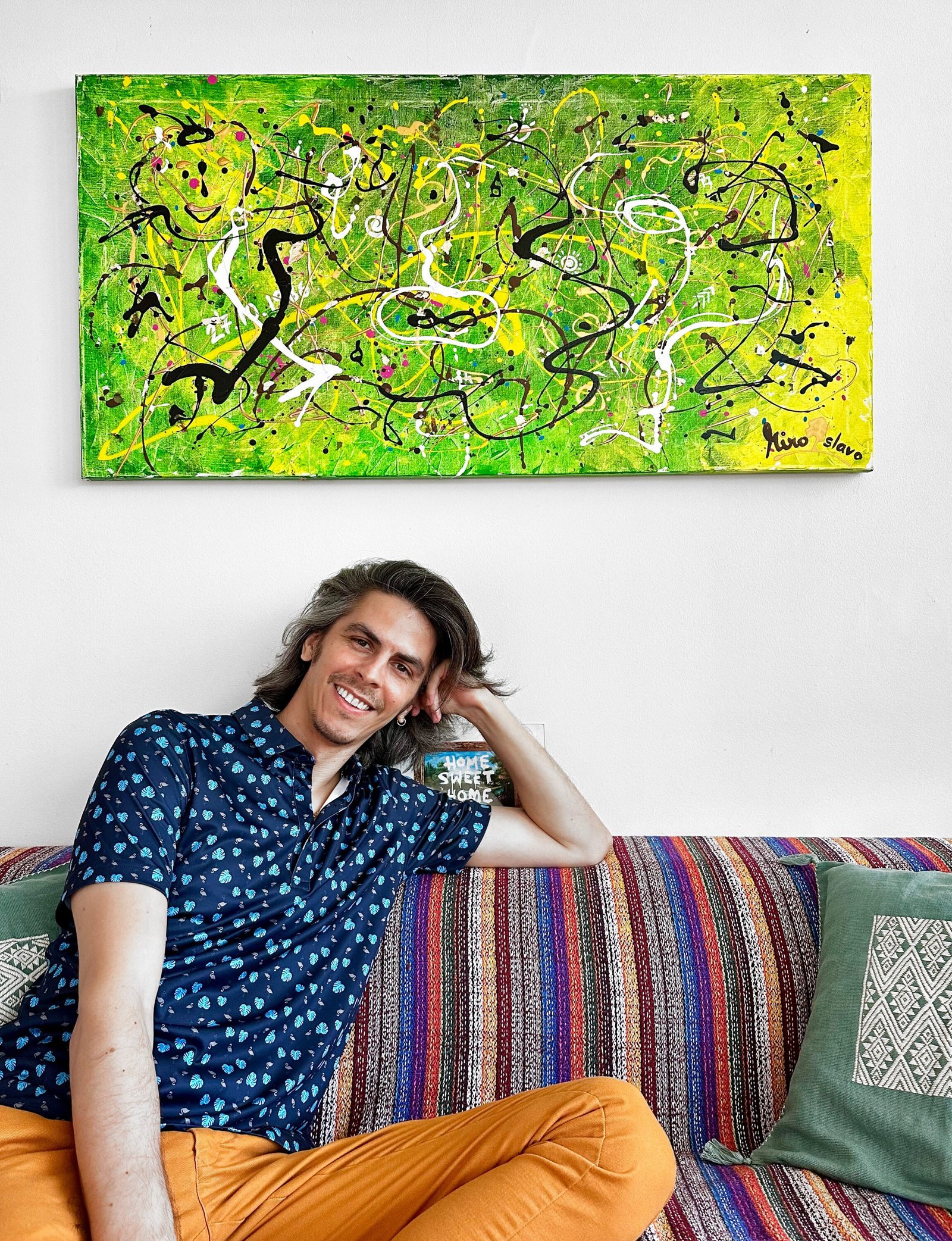Umění 1 Miroslavo with a commissioned painting