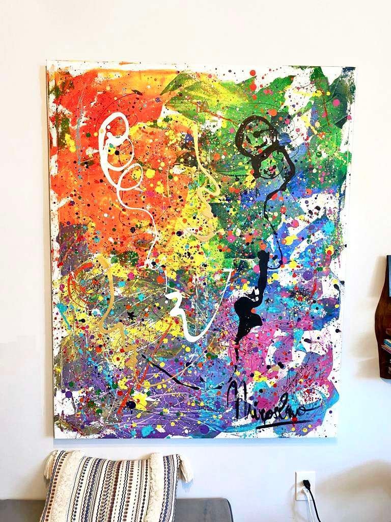 Umění 12 altanta abstract lovely piece art self portrait miroslavo artist