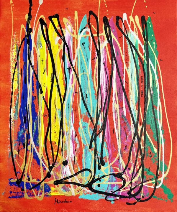 Multboat Voyage Abstract Original Painting