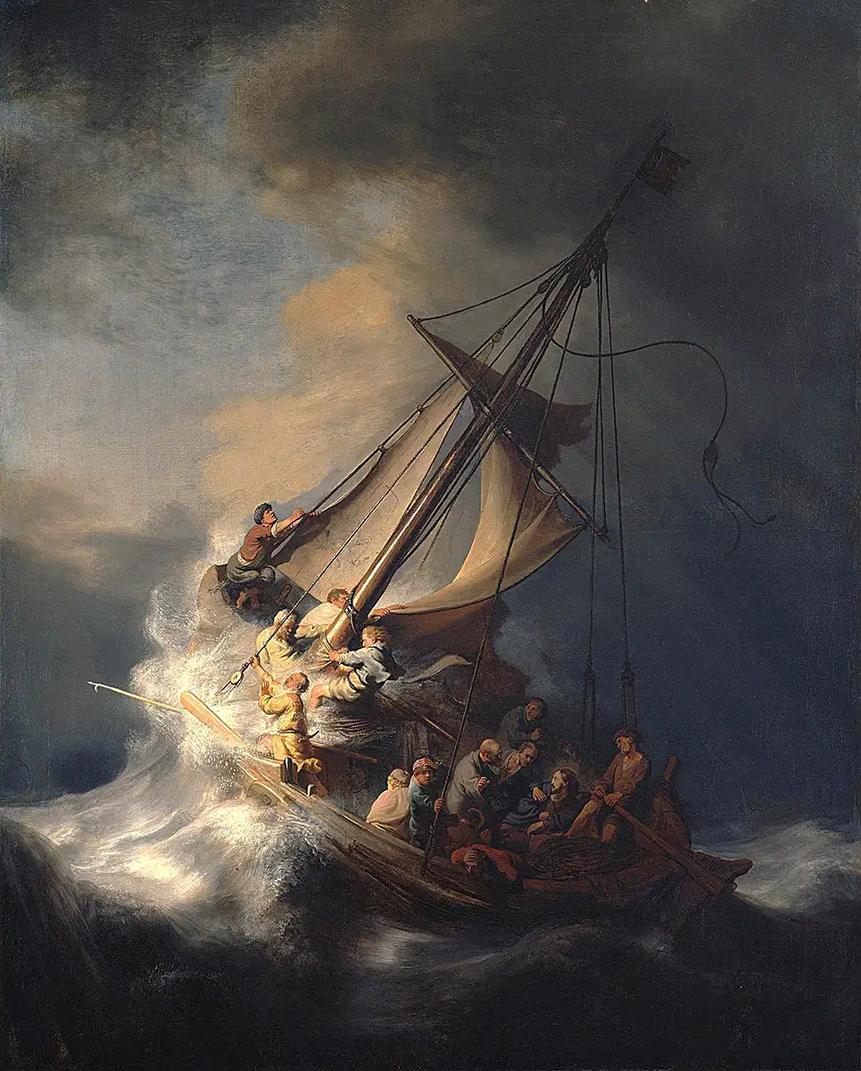 A Brief History of Art: From the Renaissance to Today 4 rembrandt christ the storm painting.jpg