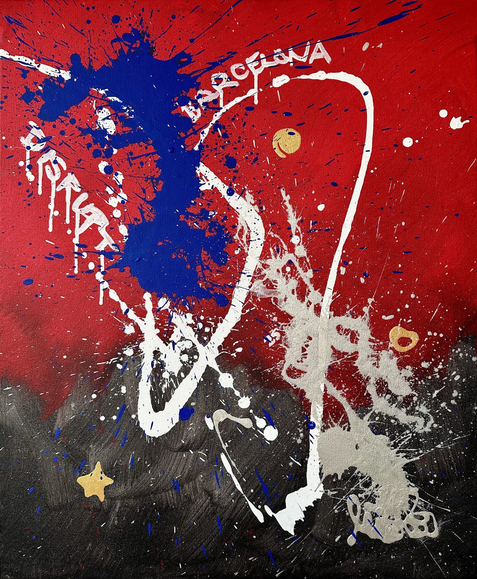 Marketing 4 Disrupt Barcelona Abstract Painting Miroslavo