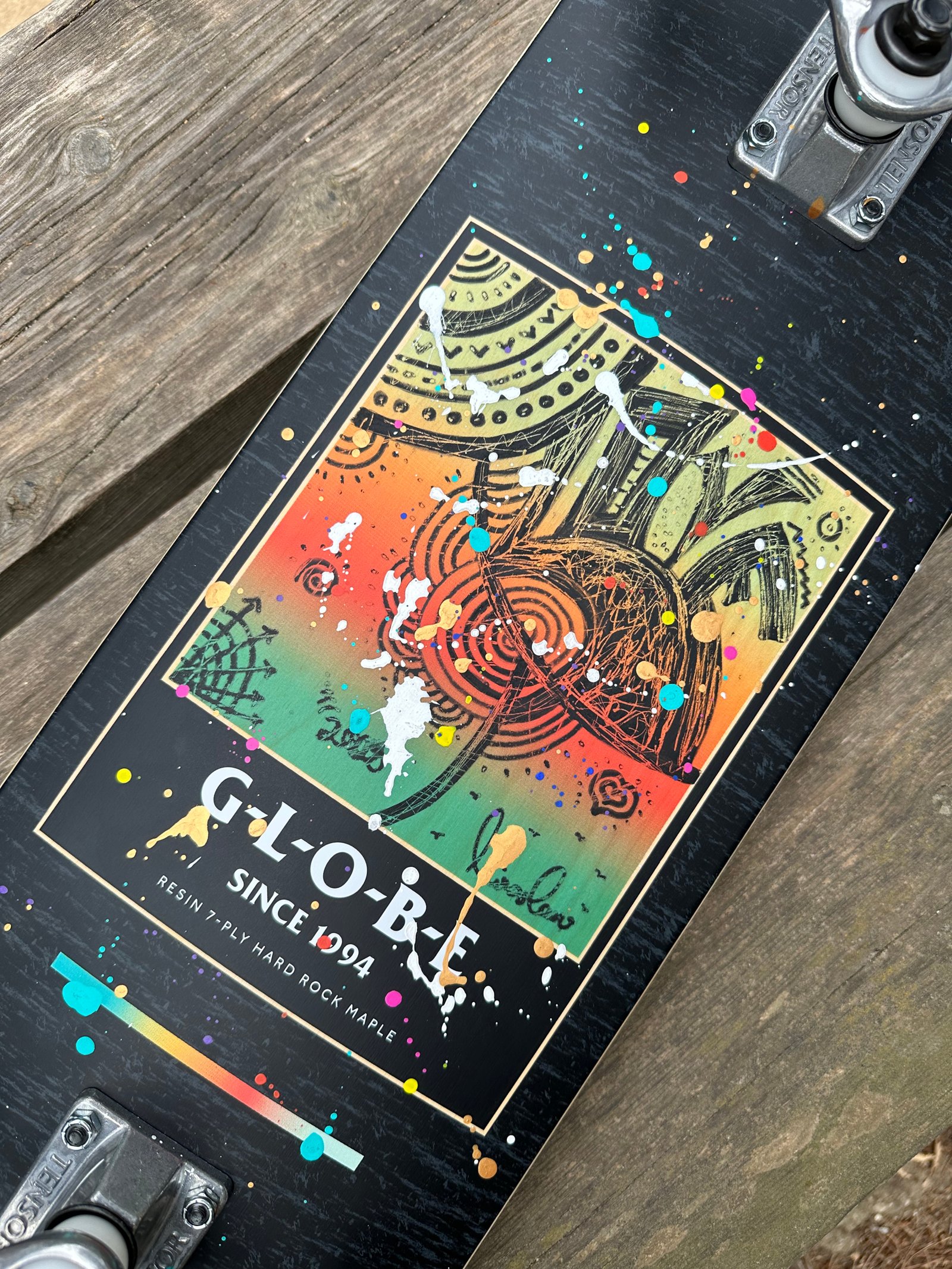 Globe x Miroslavo Unofficial Collab 11 globe brand skateboard miroslavo artwork object2